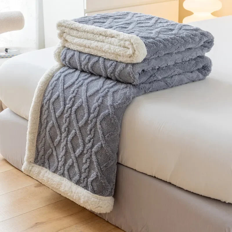 Thickened Wool Tapestry Blanket