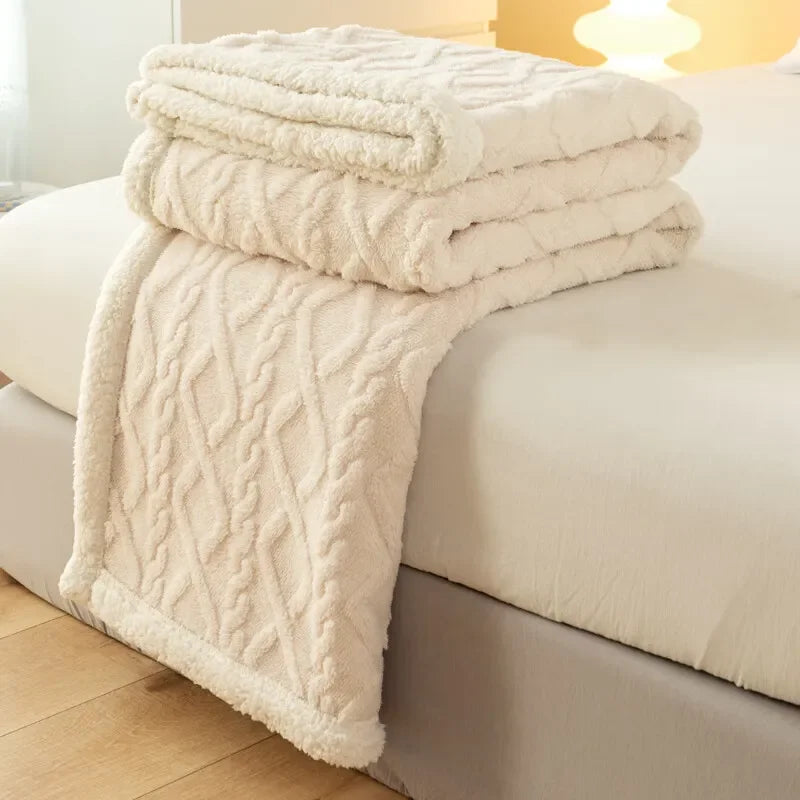 Thickened Wool Tapestry Blanket