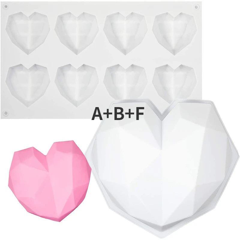 Diamond Love Silicone Mould Set