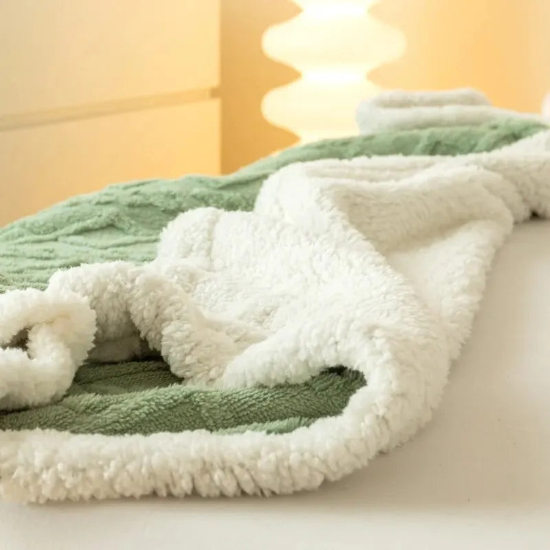 Thickened Wool Tapestry Blanket