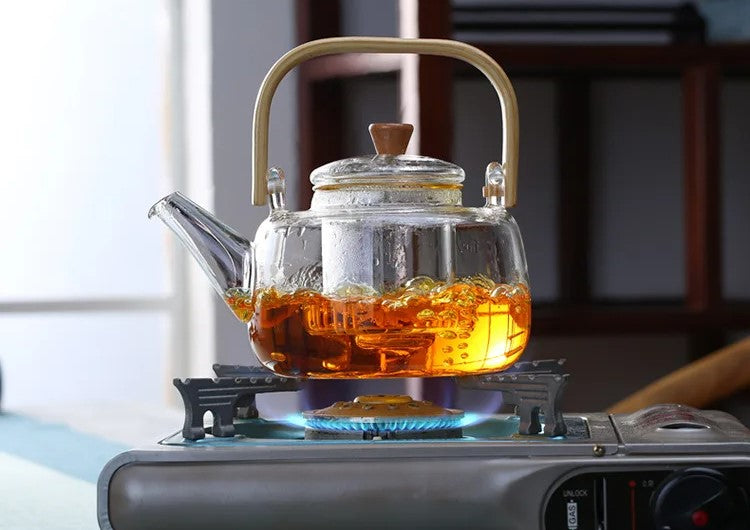 Elegant Heat-Resistant Glass Teapot