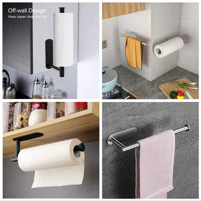 Premium Stainless Steel Paper Towel Holder