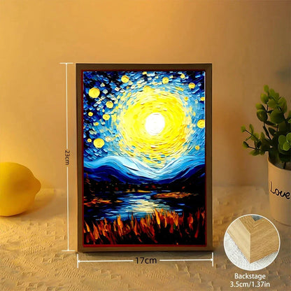 Van Gogh-Inspired LED Light Painting