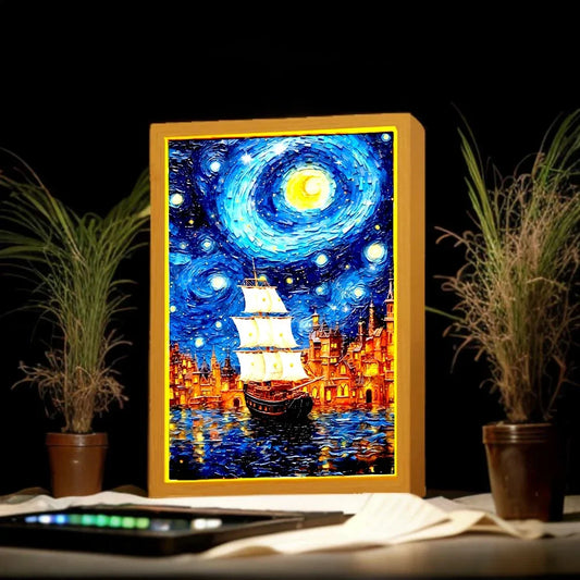 Van Gogh-Inspired LED Light Painting