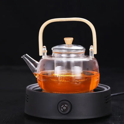 Elegant Heat-Resistant Glass Teapot