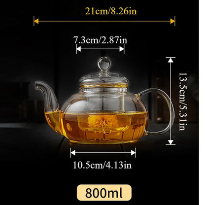 Crystal Harmony Tea Kettle Set