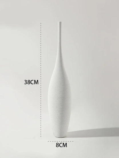 Zen Elegance – Handcrafted Minimalist Art Vase