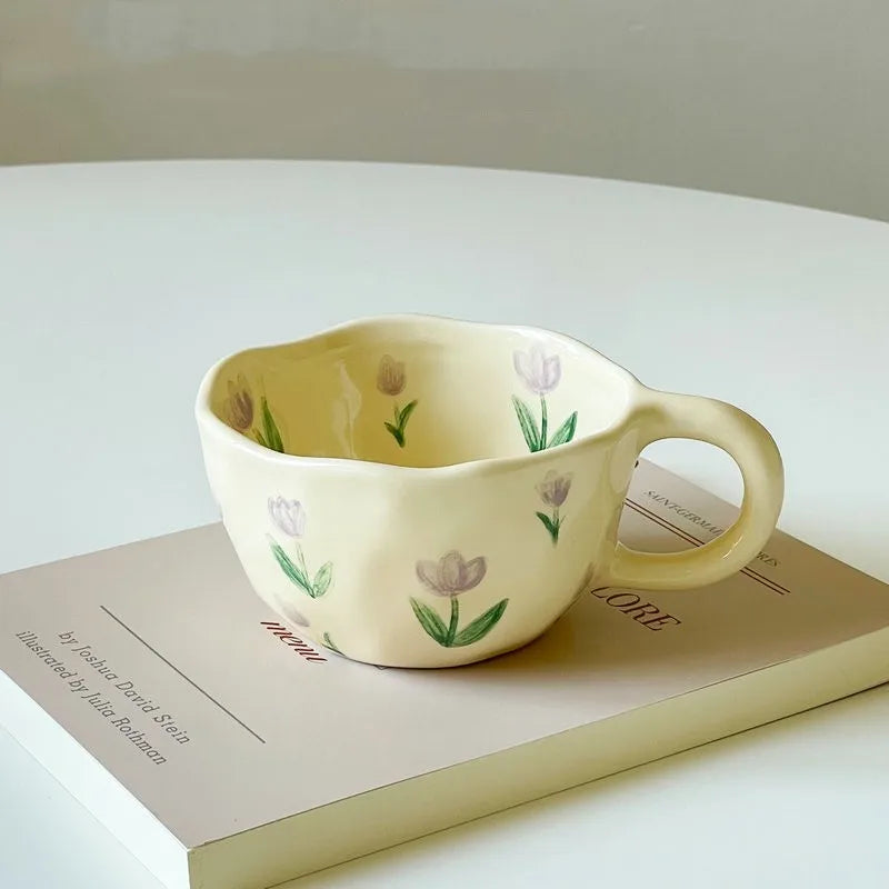 Floral Bliss Coffee Cup