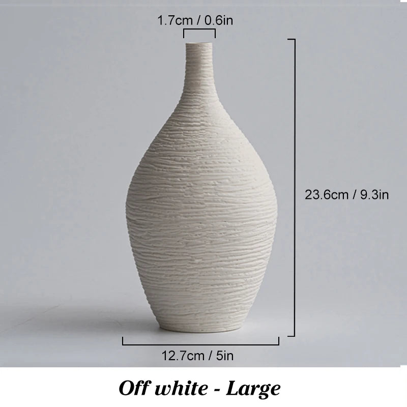 Nordic Elegance Ceramic Vase