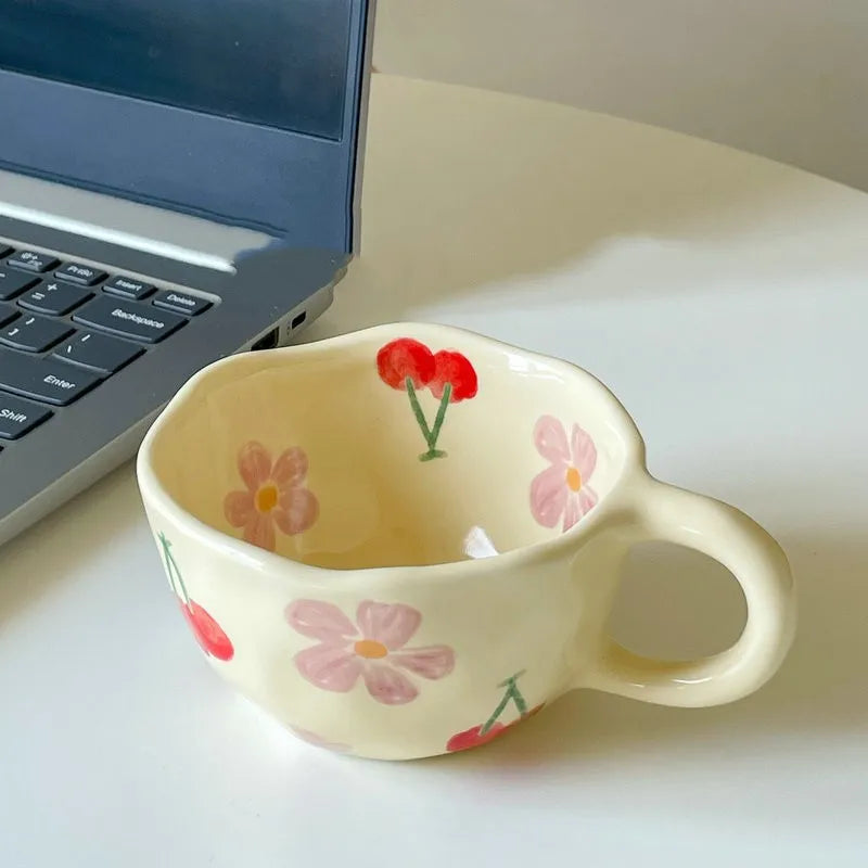 Floral Bliss Coffee Cup