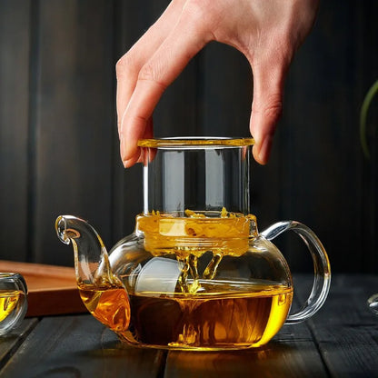 Crystal Harmony Tea Kettle Set