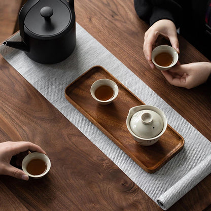 Rustic Elegance Wooden Serving Tray