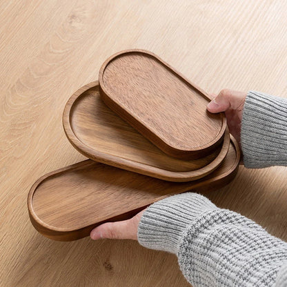 Rustic Elegance Wooden Serving Tray